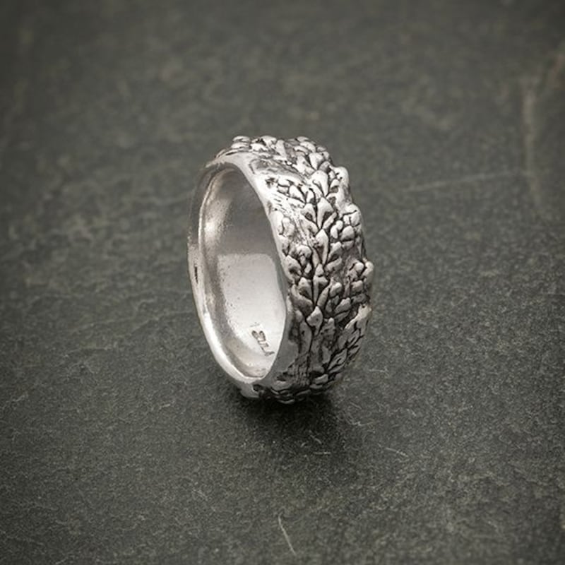 Thumbnail of Cedar Band Ring In Silver image