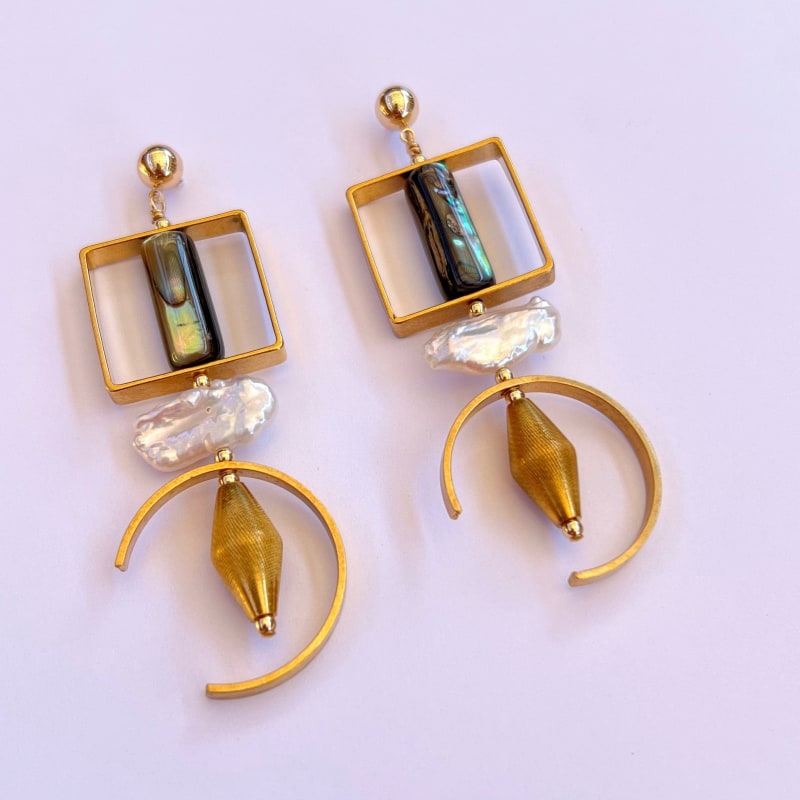 Thumbnail of Celest Abalone Earrings image