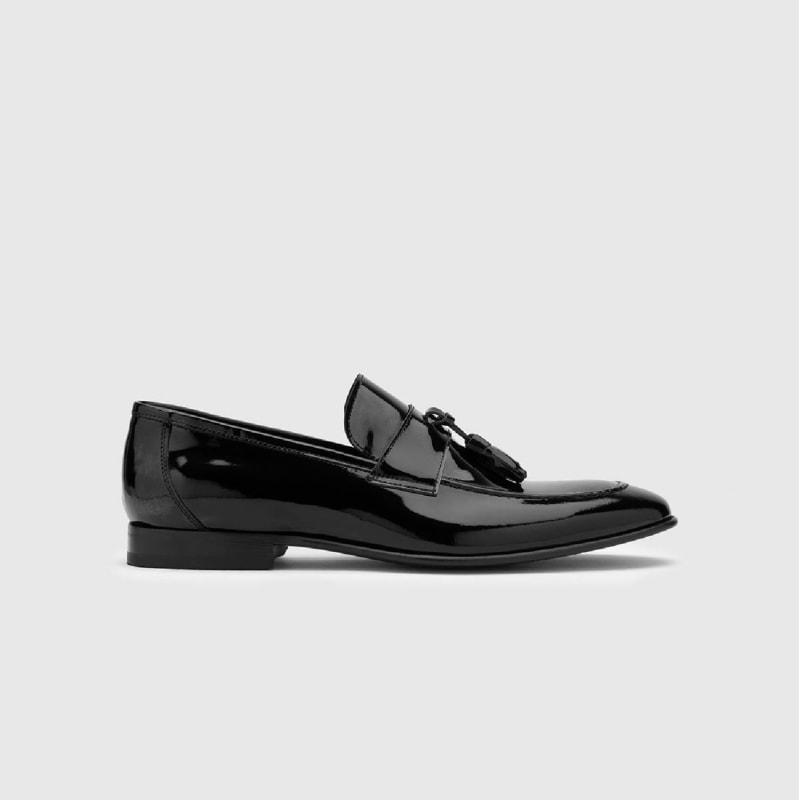 Thumbnail of Celosia Black Patent Leather Men's Loafer image