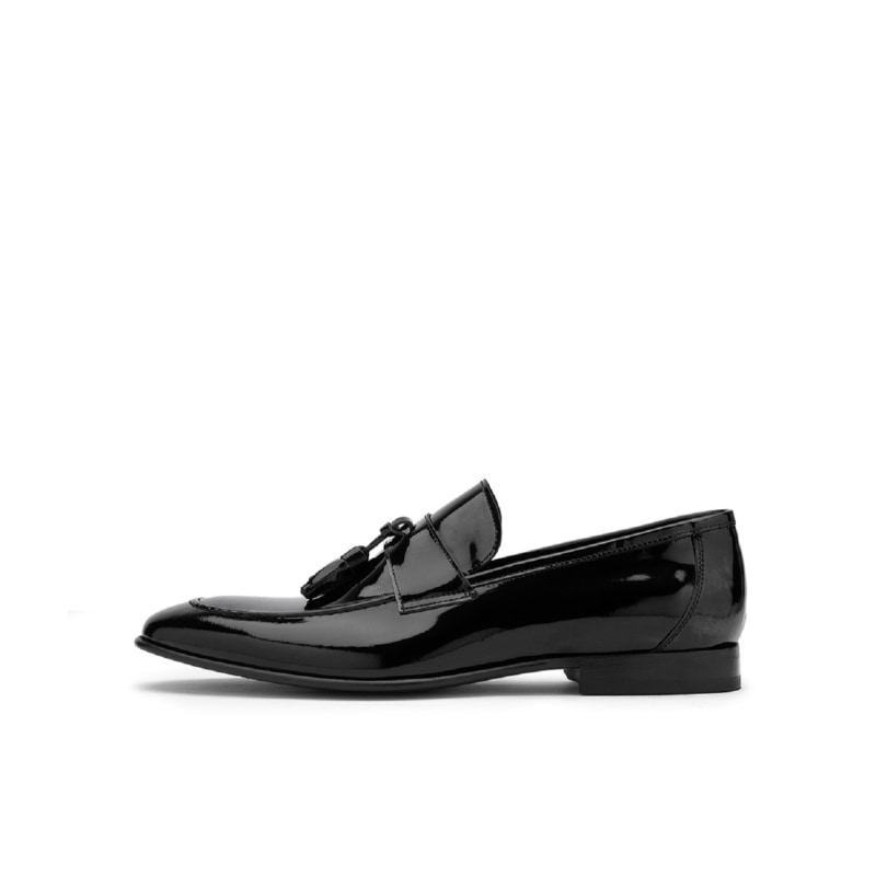 Thumbnail of Celosia Black Patent Leather Men's Loafer image