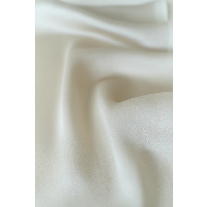 Thumbnail of Satin Silk Neck Scarf - White image