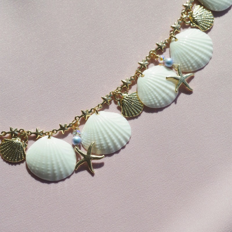 Thumbnail of Little Mermaid Porcelain Seashell Bracelet image