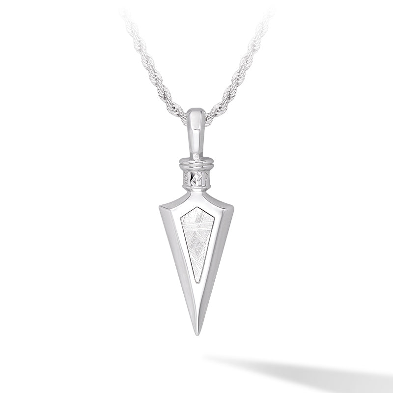 Thumbnail of Arrowhead Meteorite Sterling Silver Necklace image