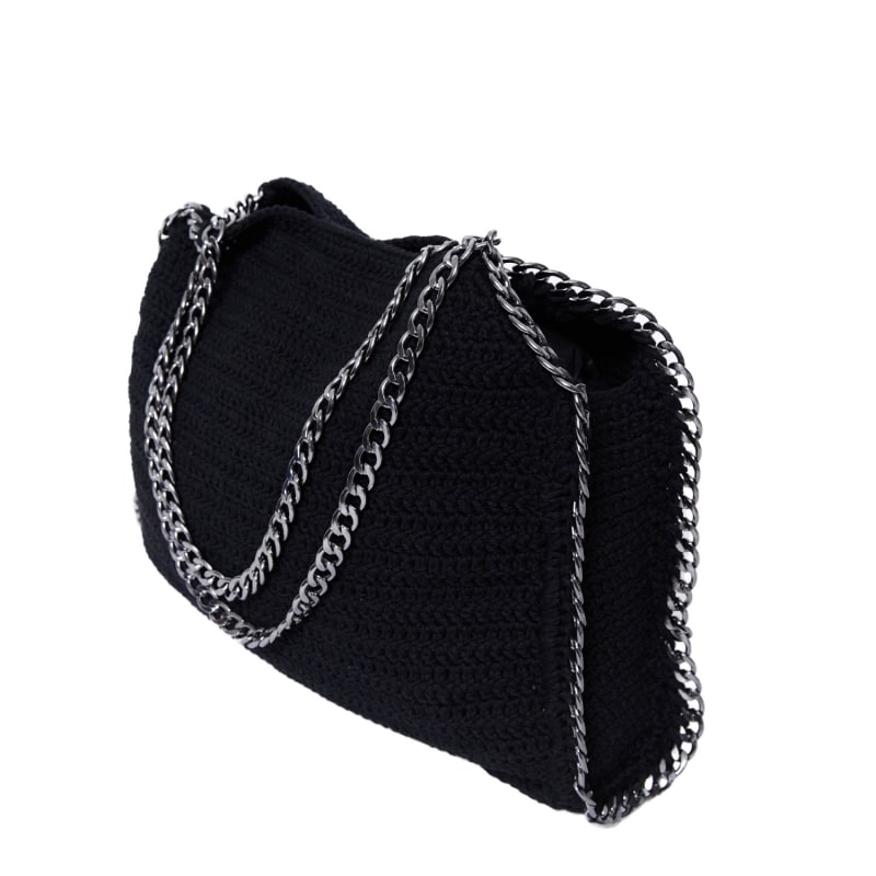 Thumbnail of Chain Crochet Bag In Black image