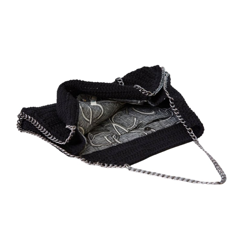 Thumbnail of Chain Crochet Bag In Black image