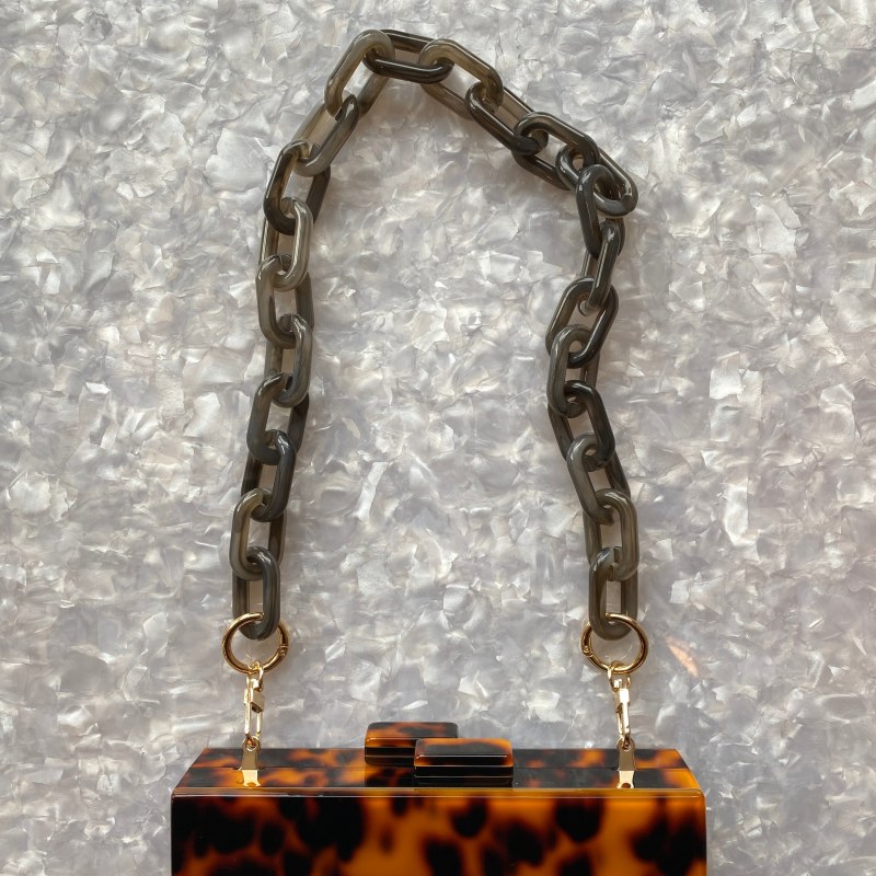 Chain link purse strap sale