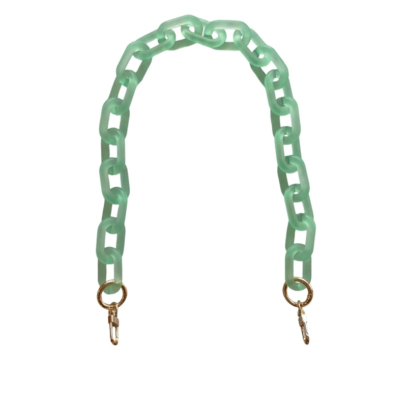 Chain Link Short Acrylic Purse Strap