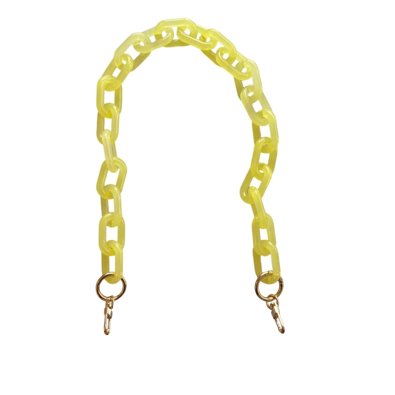 Chain Link Short Acrylic Purse Strap