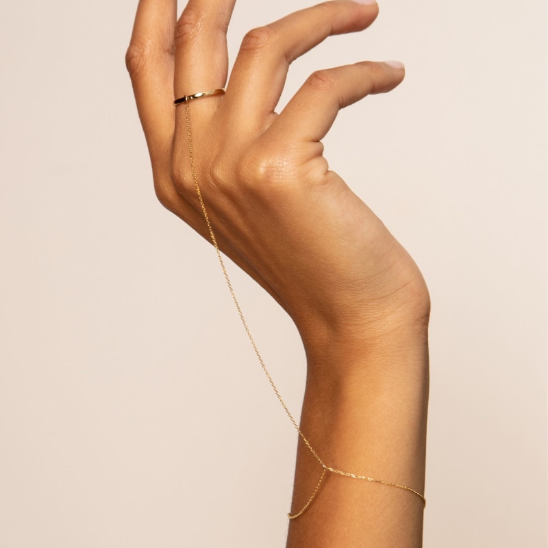 Ring bracelet gold hot sale