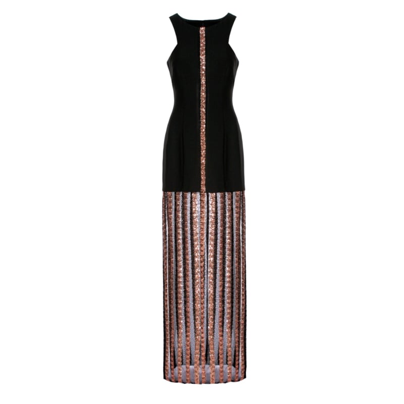 Copper gold dress on sale