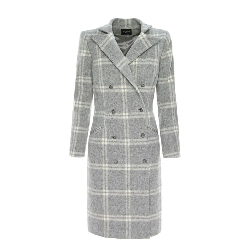 Thumbnail of Check Wool Chester Coat image