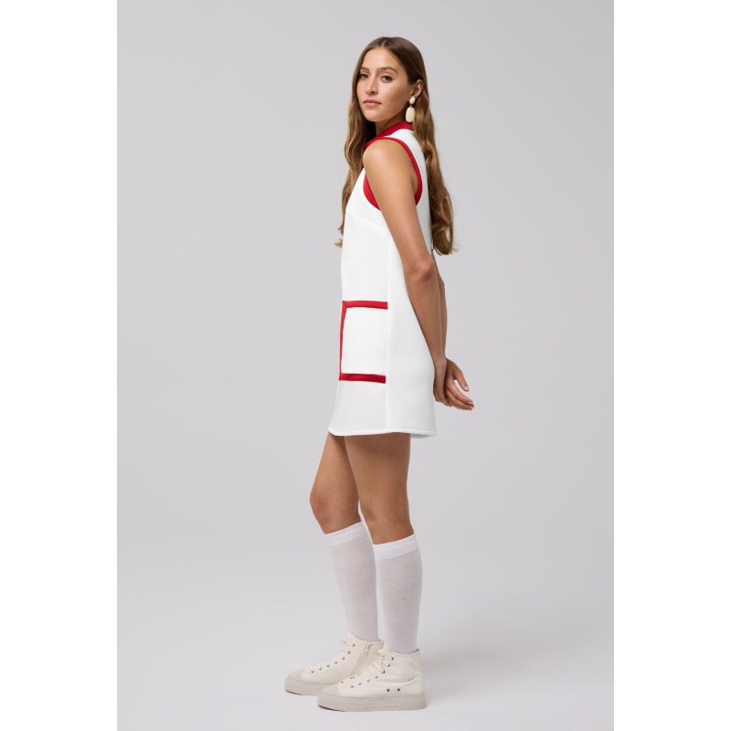 Chelsea Mini In Ivory With Red Piping | Chelsea Street Designs | Wolf ...