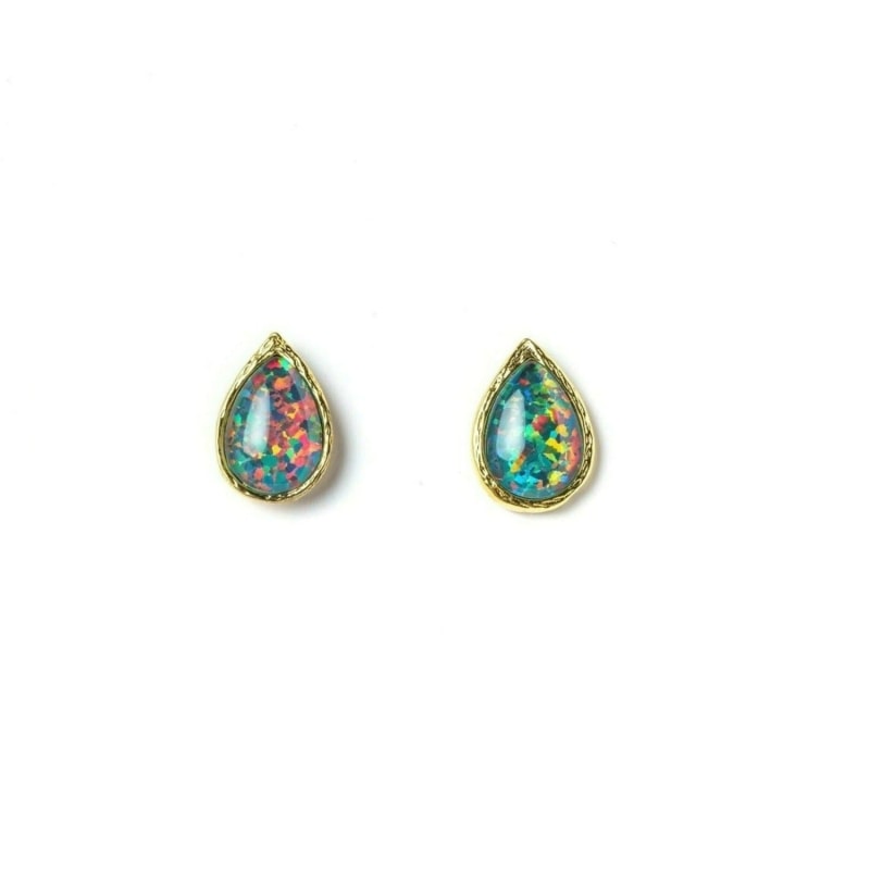 Thumbnail of Cherish Studs -Green,Blue, Pink image