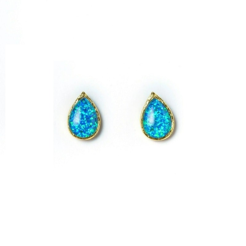 Thumbnail of Cherish Studs Opal -Blue,Green image