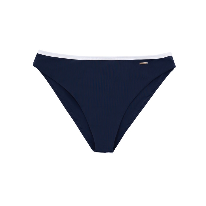 Thumbnail of Brisbane Classic Style Bikini Bottom In Dark Blue Pebble image