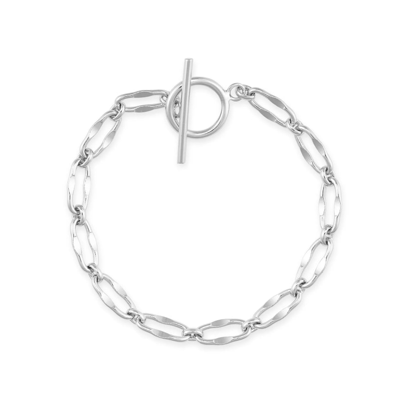 Fine silver chain bracelet hotsell