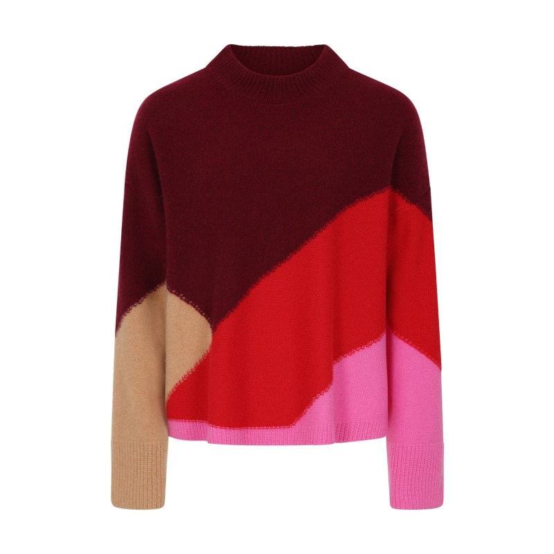Plum cashmere sweater sales