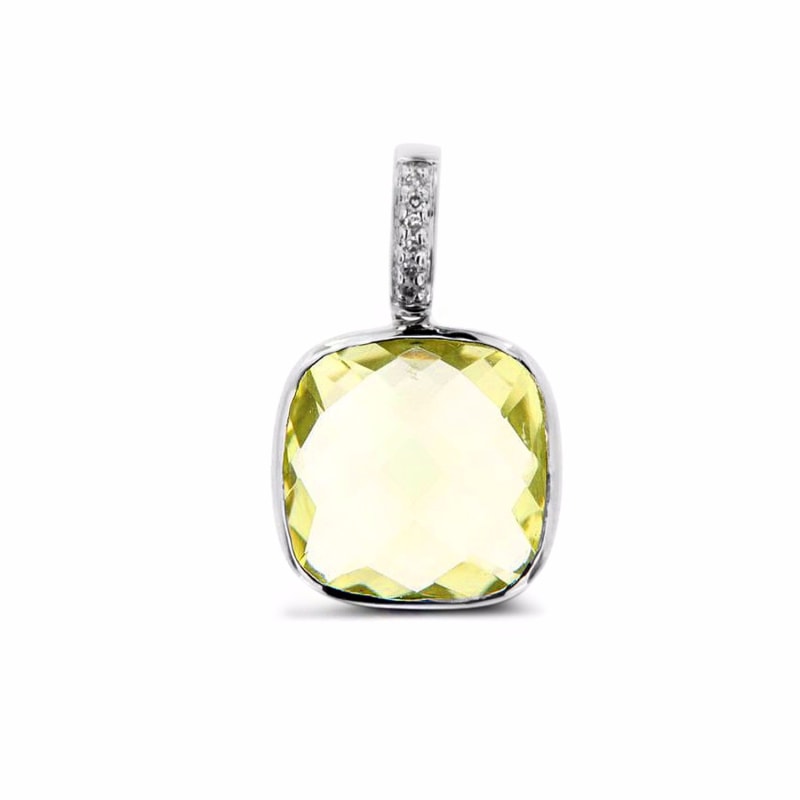 Thumbnail of Lemon Pendant 14k White Gold image