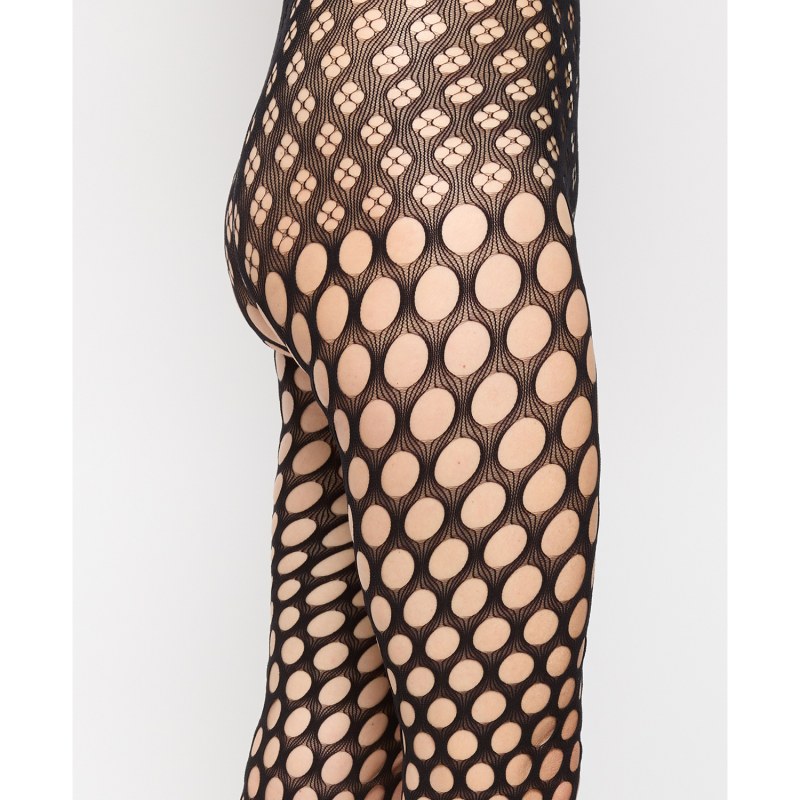 Leopard print fishnet tights online