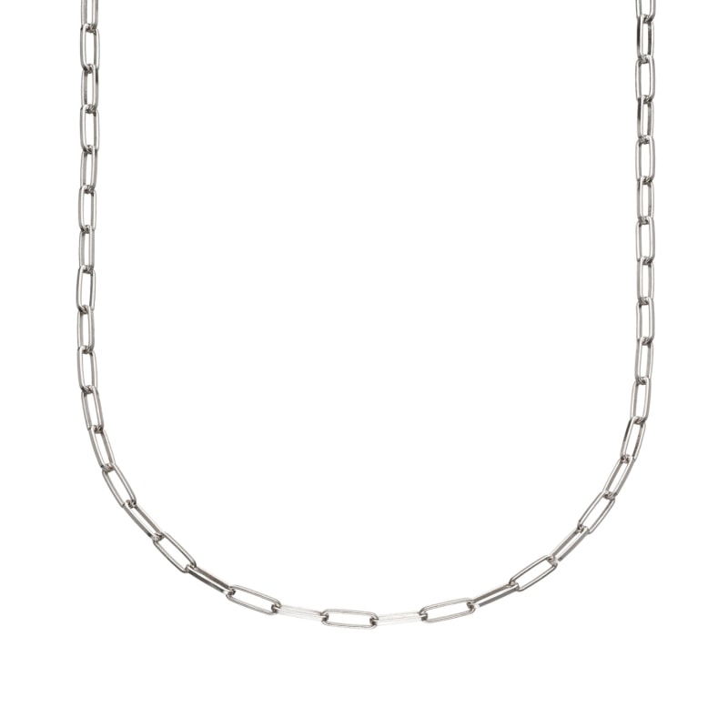 Silver choker store chain only necklaces