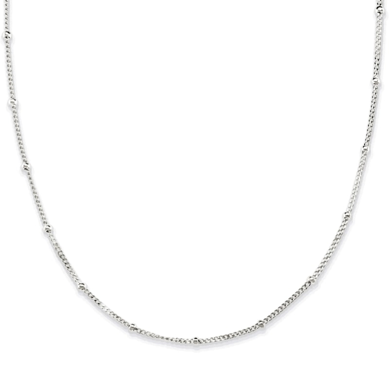 Thumbnail of Satellite Chain Necklace Solid White Gold image