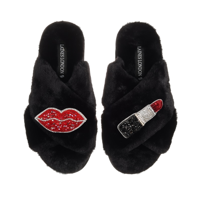 https://res.cloudinary.com/wolfandbadger/image/upload/f_auto,q_auto:best,c_pad,h_800,w_800/products/classic-laines-slippers-with-red-silver-pucker-up-brooches-black__40f762ab222cf399dbcb19cf75f75b79