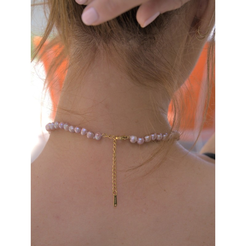 Thumbnail of Classic Royal Lavender Pearl Necklace image