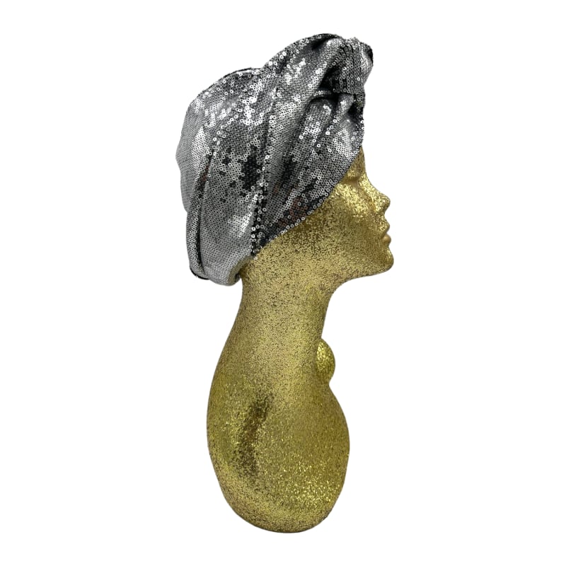 Thumbnail of Classic Silver Sequin Turban image