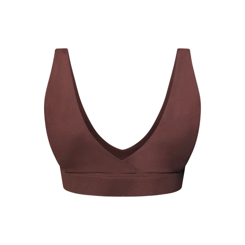 Thumbnail of Classic V Bra In Chocolate image