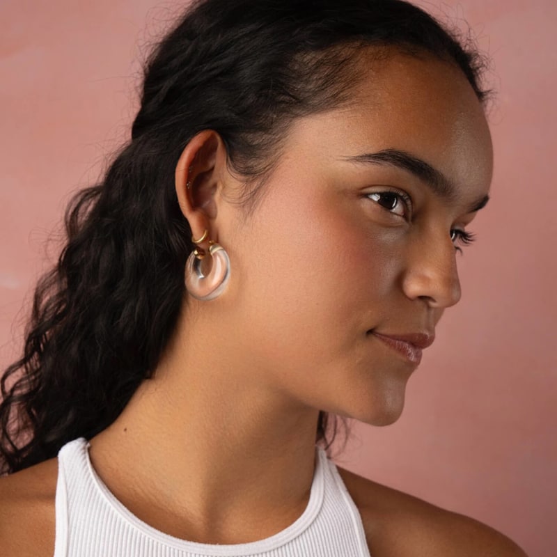 Loucite earrings sales