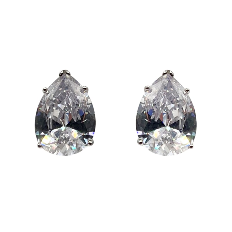 Clear clip on earrings discount
