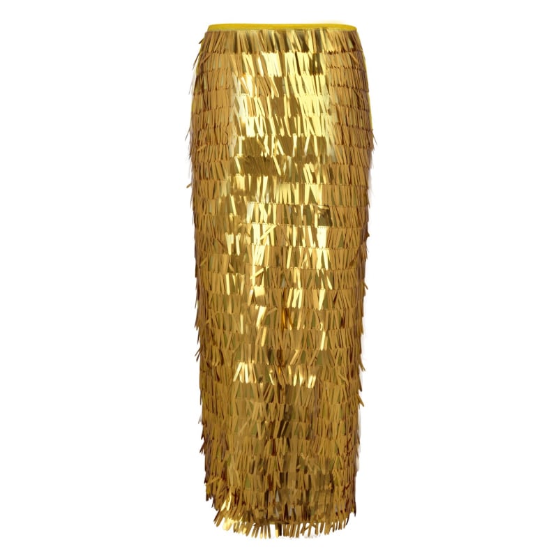 Gold sequin pencil skirt uk online