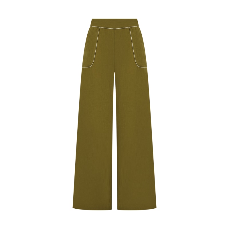 Thumbnail of Clipper Trousers In Olive image