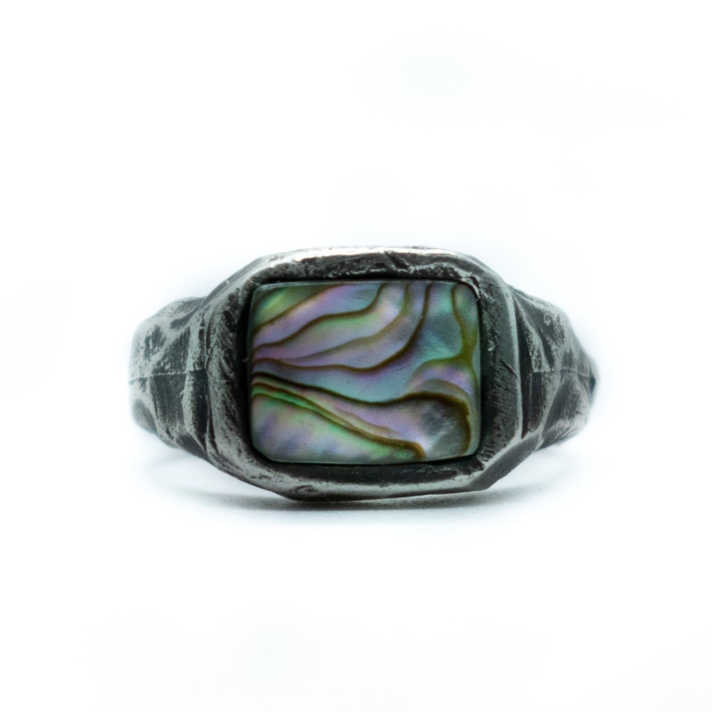 Thumbnail of Neptune - Abalone Shell Signet Ring image