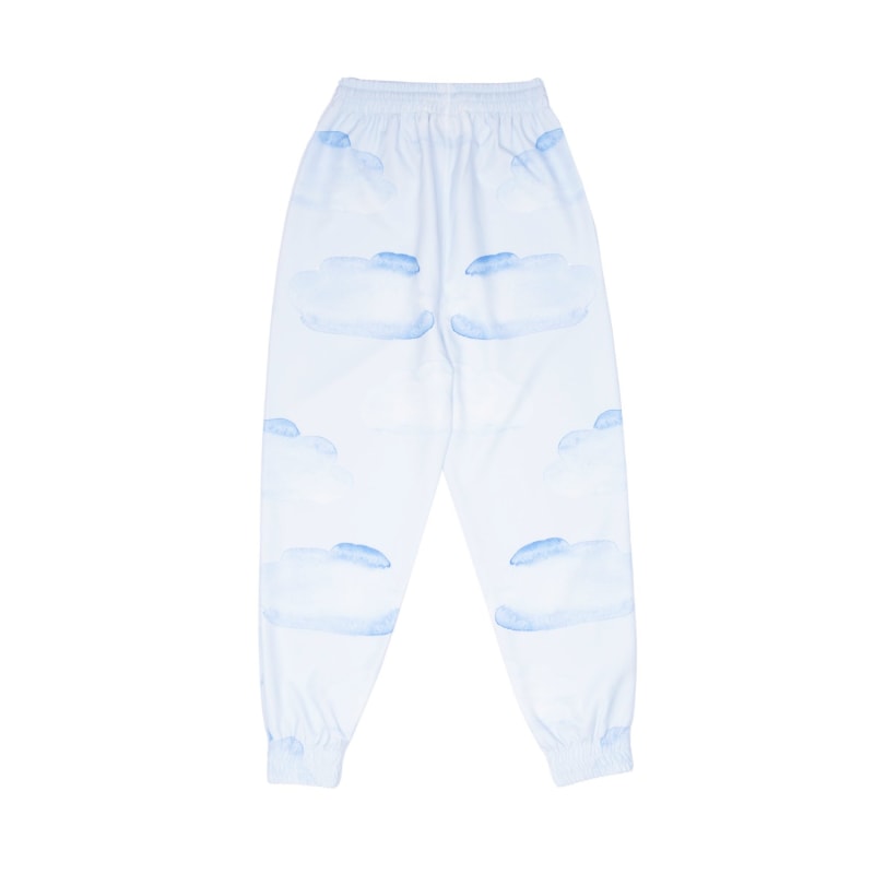 Cargo Pants In Blue With Blue Pattern Design W, mysimplicated