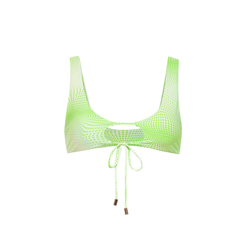 Lime green snakeskin swimsuit shop
