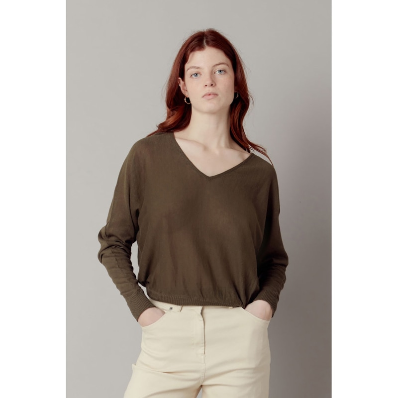 V neck batwing jumper new arrivals