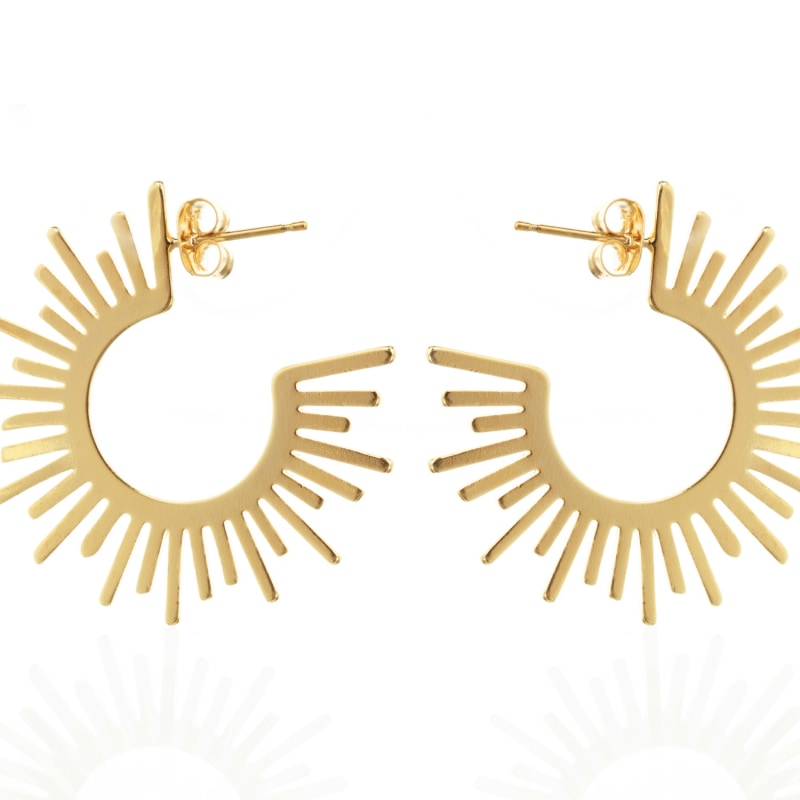 Sun hoop earrings 2025