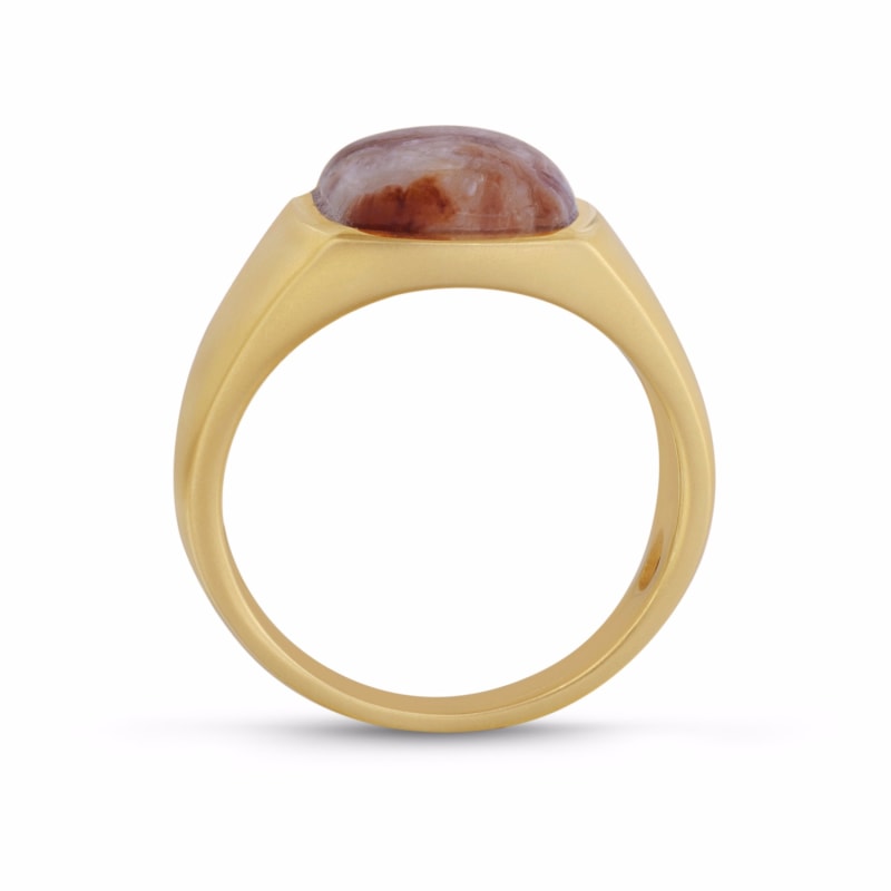 Thumbnail of Red Lace Agate Iconic Stone Ring image