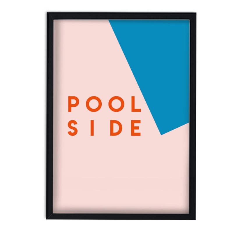 Thumbnail of Pool Side Retro Abstract Giclée Art Print image