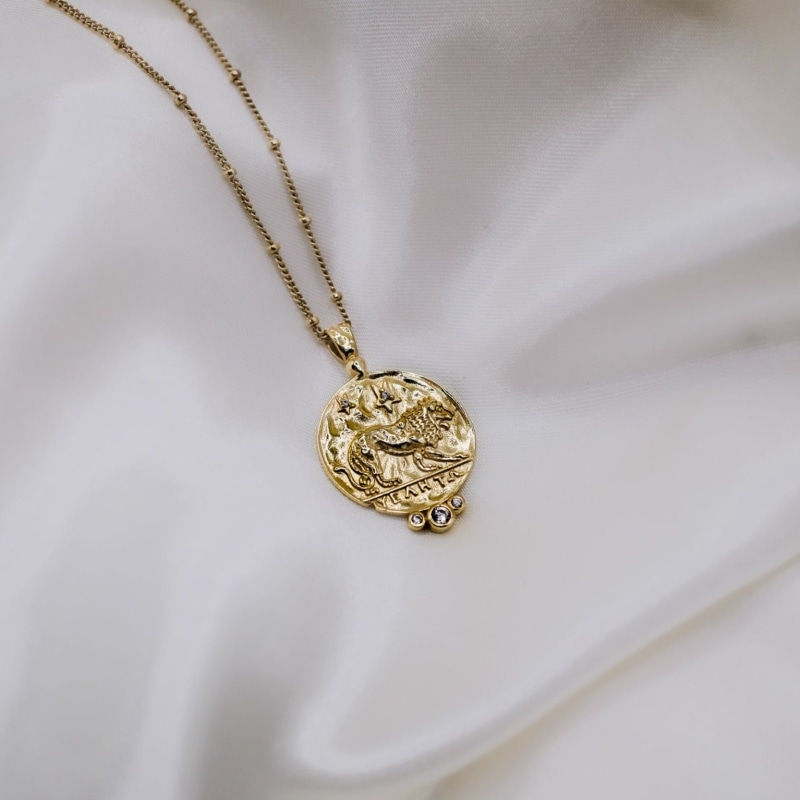 Thumbnail of Clio Lion Necklace - Gold image