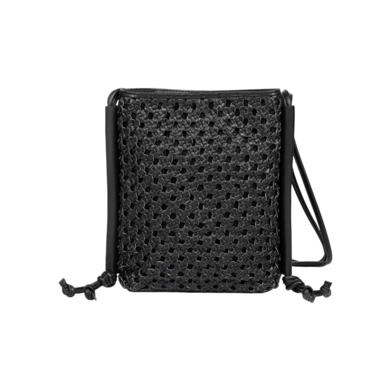 Thumbnail of Colva Cross Body- Black Soft Dollaro Leather image