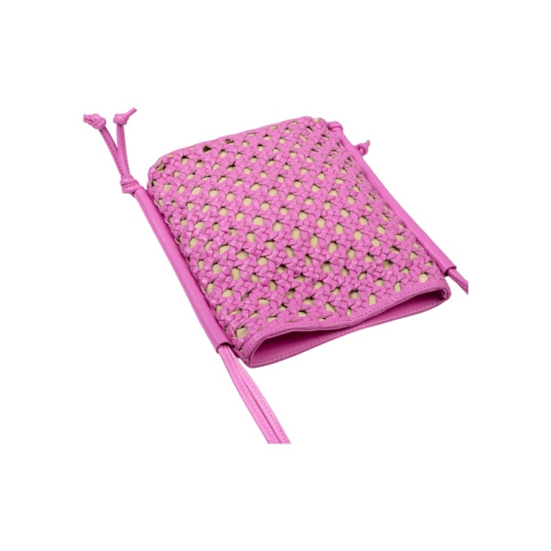 Thumbnail of Colva Cross Body- Pink Soft Dollaro Leather image