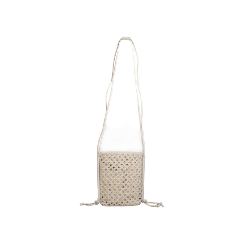 Thumbnail of Colva Cross Body- Pumice Soft Dollaro Leather image