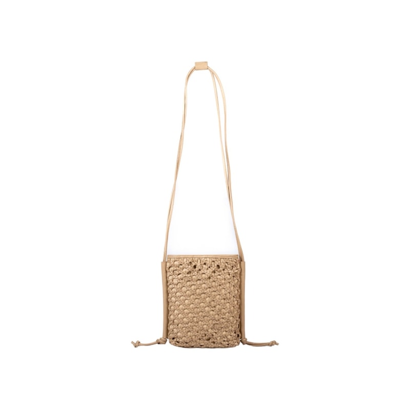 Thumbnail of Colva Cross Body- Taupe Soft Dollaro Leather image