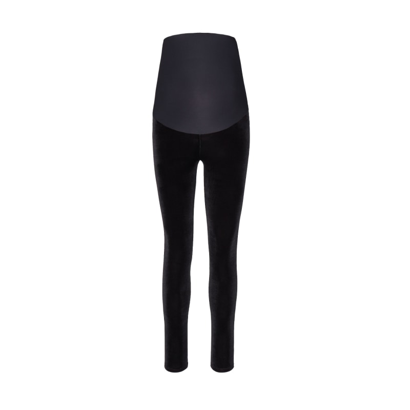 COMMANDO Stretch-velvet leggings