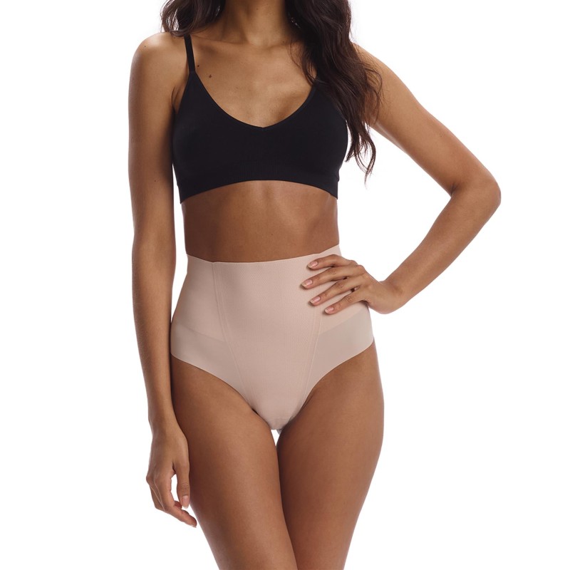 Commando Classic Control Mocha - Thong - High Waisted Underwear