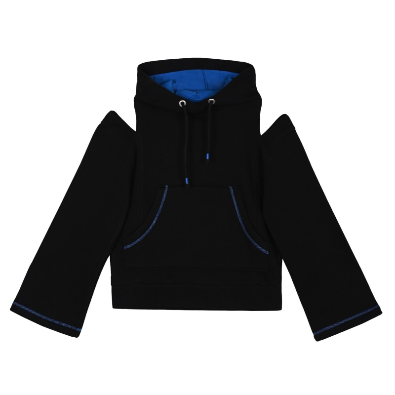 Thumbnail of Construction Cut Out Hoodie With Stiching Details image