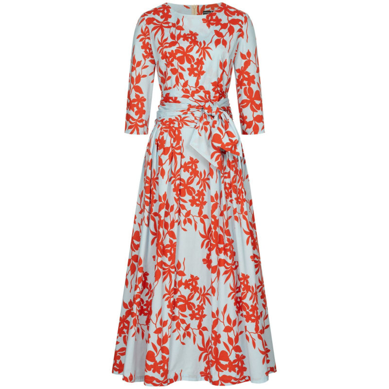 Thumbnail of Contrast Flower Maxi Dress image