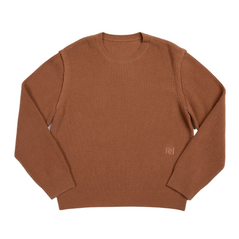 Convertible Cashmere Sweater Toast by Rest Relax